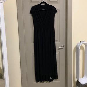 Isabel maternity black maxi dress